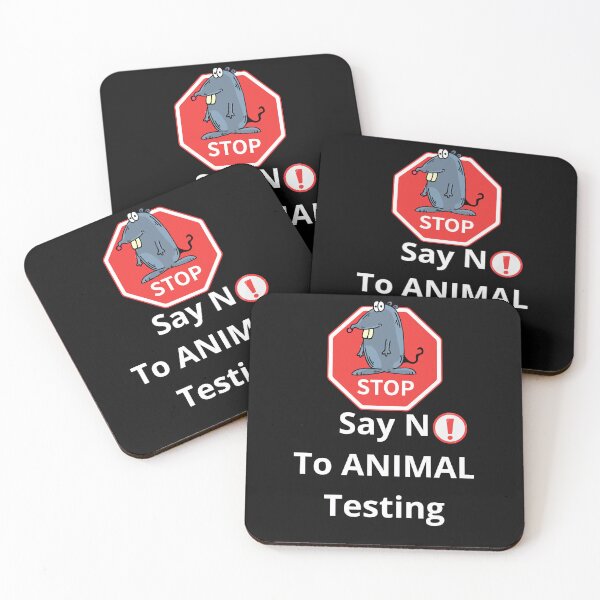 Item preview, Say No To Animal Testing Stop designed and sold by AgnesMBrae.