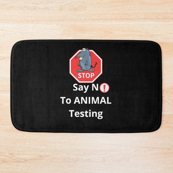 Item preview, Say No To Animal Testing Stop designed and sold by AgnesMBrae.