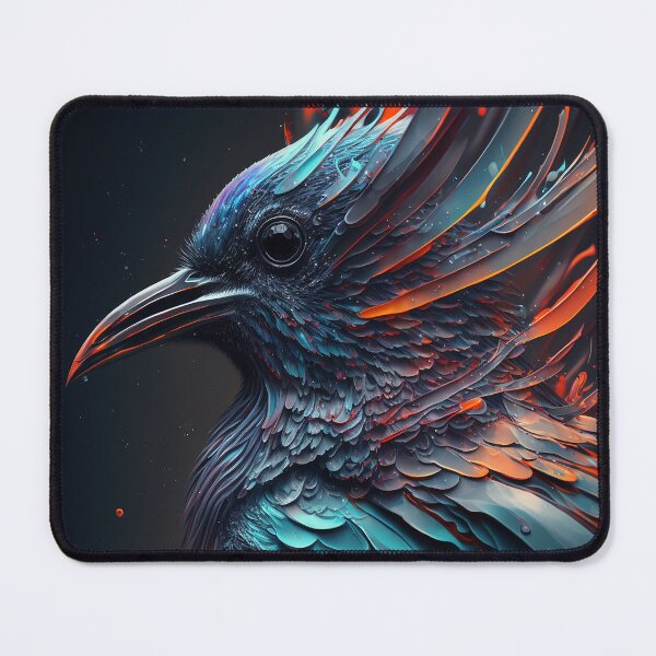 Item preview, Colorful Bird Abstract Art designed and sold by elnixart.