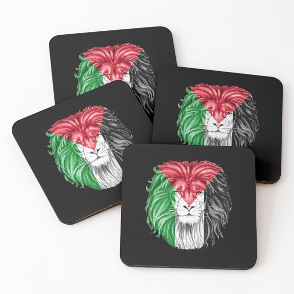 Item preview, Palestine Lion King Flag - Palestinian lion Free Palestine Free Gaza Palestine Flag designed and sold by Fun-World.