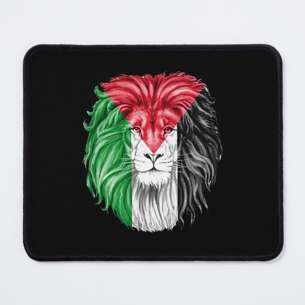 Item preview, Palestine Lion King Flag - Palestinian lion Free Palestine Free Gaza Palestine Flag designed and sold by Fun-World.