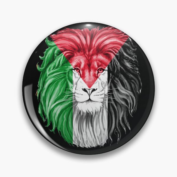 Item preview, Palestine Lion King Flag - Palestinian lion Free Palestine Free Gaza Palestine Flag designed and sold by Fun-World.