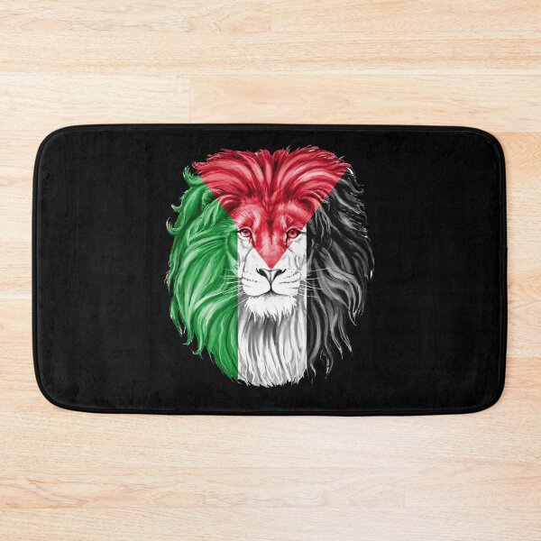 Item preview, Palestine Lion King Flag - Palestinian lion Free Palestine Free Gaza Palestine Flag designed and sold by Fun-World.