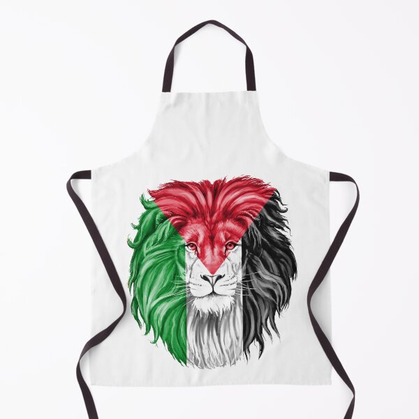 Item preview, Palestine Lion King Flag - Palestinian lion Free Palestine Free Gaza Palestine Flag designed and sold by Fun-World.