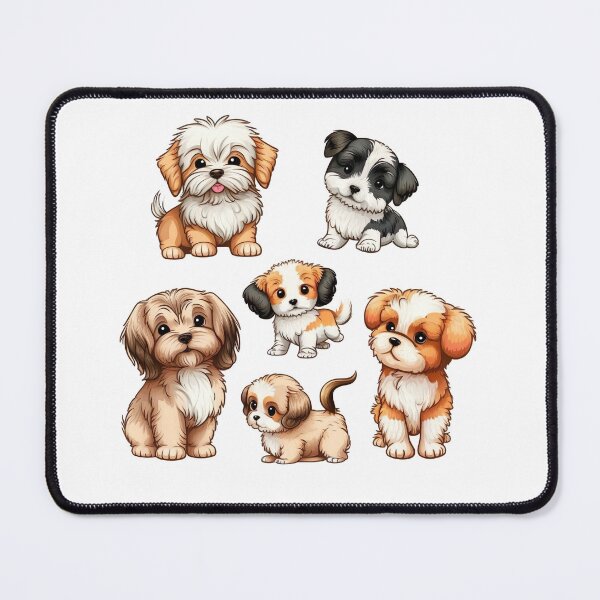 Item preview, Collection of puppy stickers designed and sold by mhart64.