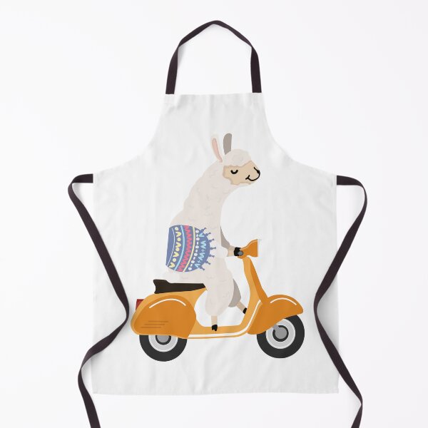 Item preview, Alpaca on scooter designed and sold by Leo's Alpaca store.