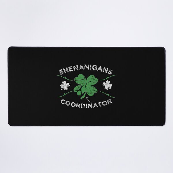 Item preview, Funny Shenanigans Coordinator Green Lucky Leaf designed and sold by MerchSpot.