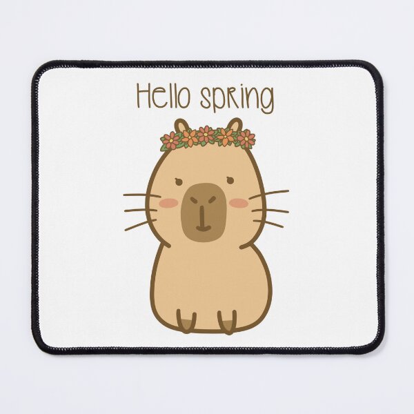 Item preview, Chill Capybara - Hello spring designed and sold by sonnenglueckart.