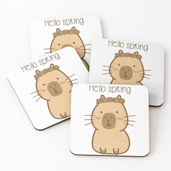 Item preview, Chill Capybara - Hello spring designed and sold by sonnenglueckart.