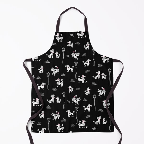 Item preview, Cute and Chic Parisian Poodles on Black designed and sold by BexMorleyArt.