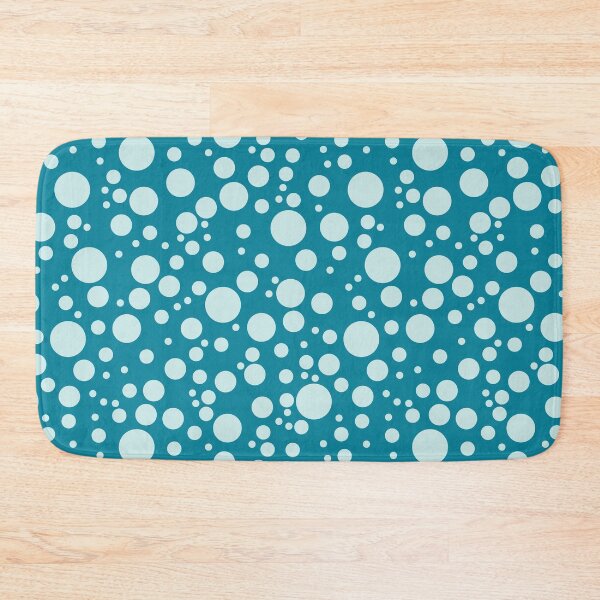 Item preview, Funky Psychedelic Blue Bubbles on Teal designed and sold by scome.