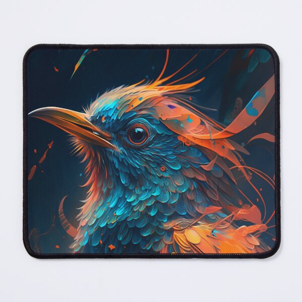Item preview, Colorful Bird Abstract Art designed and sold by elnixart.