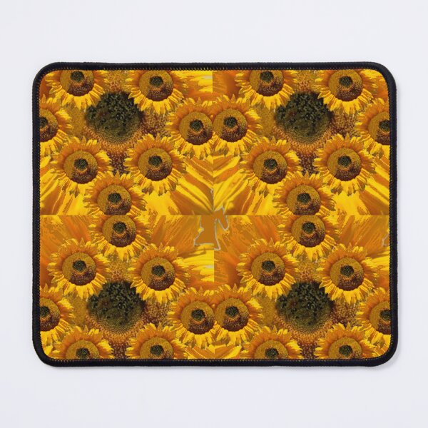 Item preview, ABSTRACT GOLDEN SUNFLOWERS PATTERNS ART designed and sold by sharlesart.