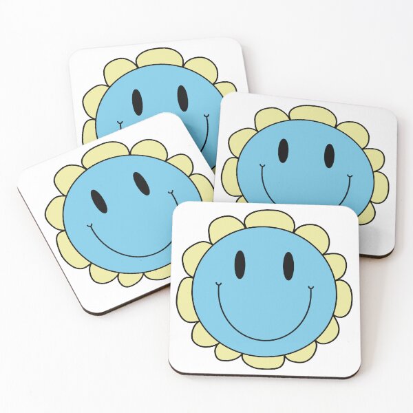 Item preview, Blue Smiley Face Flower  designed and sold by Ldebranski.