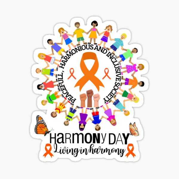 "Harmony day harmony day australia harmony day poster" Sticker for Sale by Dzeko221 Redbubble