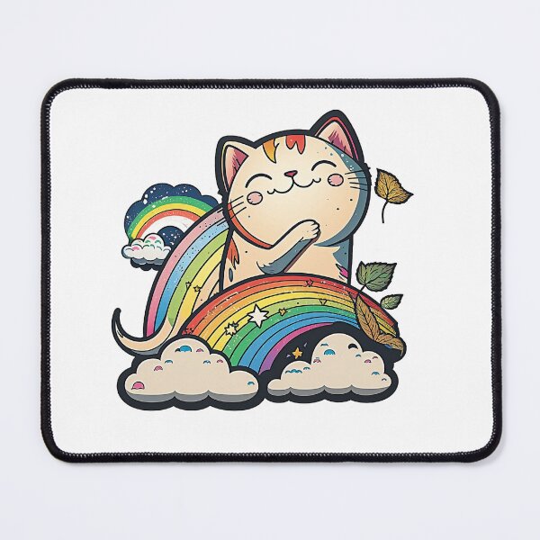 Item preview, Kawaii Rainbow Cat designed and sold by zwrohn.
