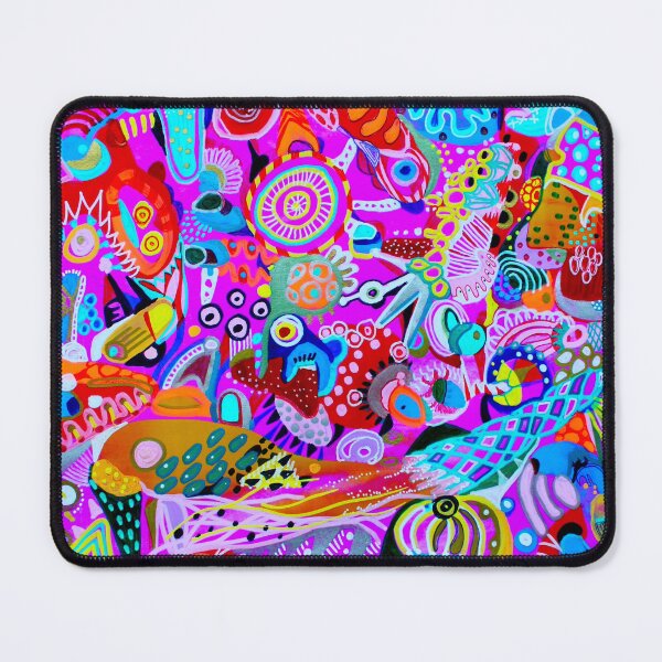 Item preview, 484. Artistic colorful ecstasy subconscious doodles designed and sold by Veera Zukova.