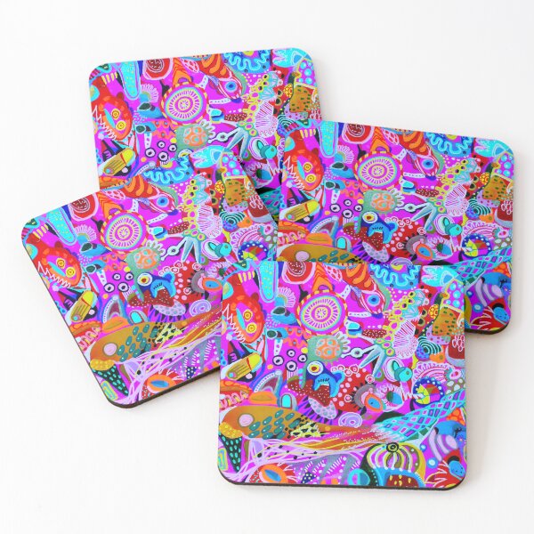 Item preview, 484. Artistic colorful ecstasy subconscious doodles designed and sold by Veera Zukova.