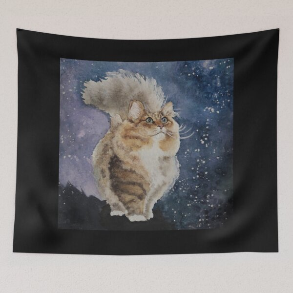 Item preview, Gato galáxia designed and sold by Tatianaluzia.