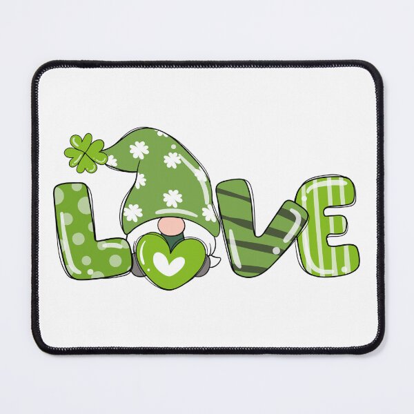 Item preview, St. Patrick's Day Love Gnome. designed and sold by MonkeyBizness.