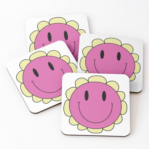 Item preview, Pink Smiley Face Flower  designed and sold by Ldebranski.