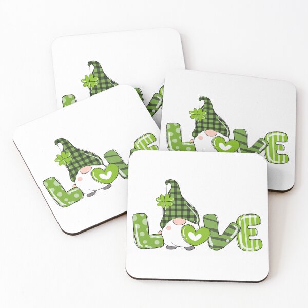 Item preview, St. Patrick's Day Love Gnome. designed and sold by MonkeyBizness.