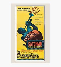 Louis Armstrong Poster Vintage Photographic Print