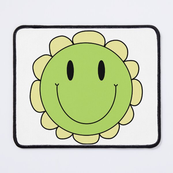 Item preview, Green Smiley Face Flower  designed and sold by Ldebranski.