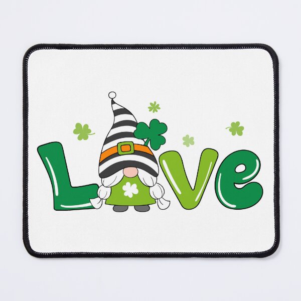 Item preview, St. Patrick's Day Love Gnome. designed and sold by MonkeyBizness.