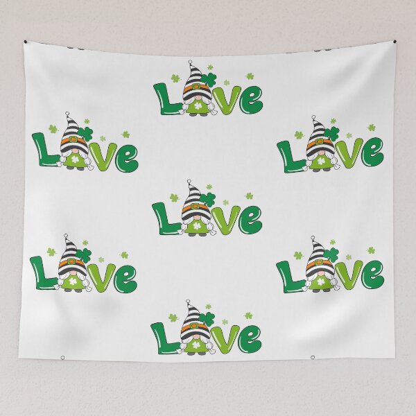 Item preview, St. Patrick's Day Love Gnome. designed and sold by MonkeyBizness.