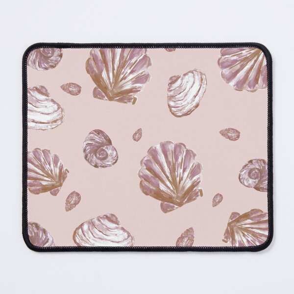 Item preview, Blush Pink Seashell Pattern designed and sold by Kristen Laczi.