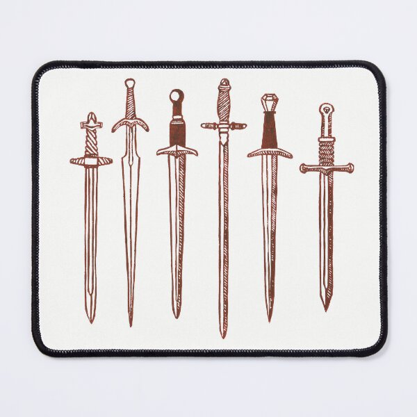 Item preview, Linocut Swords designed and sold by mellowdreamer.