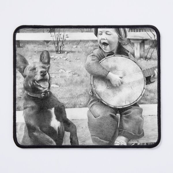 Item preview, Little girl playing a banjo designed and sold by David J. Vanderpool.