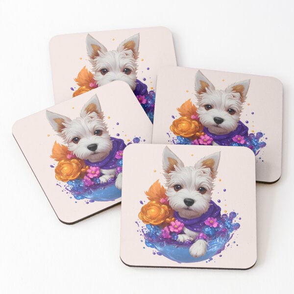 Item preview, cute and adorable wire fox terrier pupies  designed and sold by muhamuha.