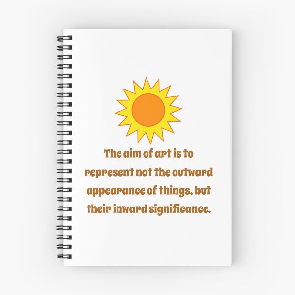 Item preview, The Aim Of Art Is To Represent - Creativity Quote designed and sold by CrankyOldDude.