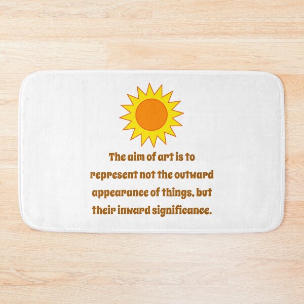 Item preview, The Aim Of Art Is To Represent - Creativity Quote designed and sold by CrankyOldDude.