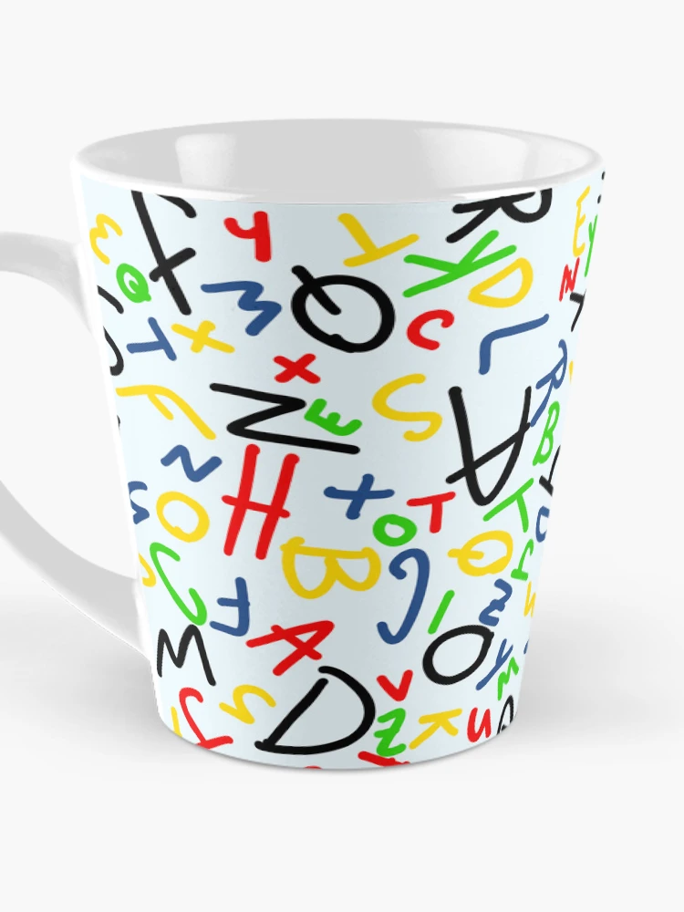 Thumbnail 3 of 4, Coffee Mug, Alphabet pattern designed and sold by Ratchaelb.