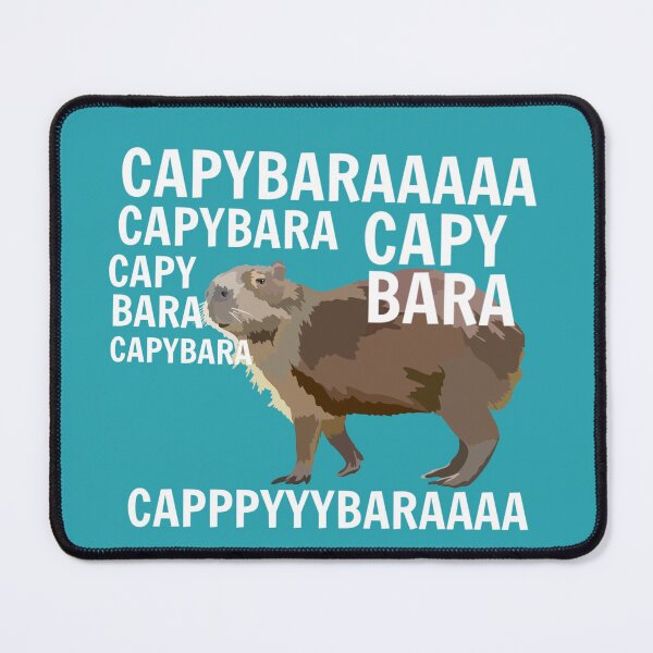 Item preview, C is for Capybara,Capybara – Gentle Giant of the Rodent World Illustration designed and sold by PrettylittlepastelUk.