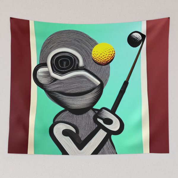 Item preview, Hole in One Cyber Monkey | Robot Monkey designed and sold by ArtistsQuest.