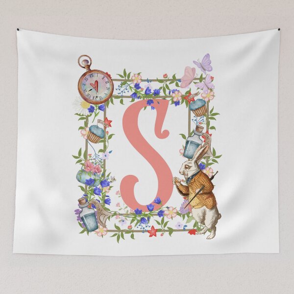 Item preview, White Rabbit, Alice in wonderland capital S designed and sold by Martzart.