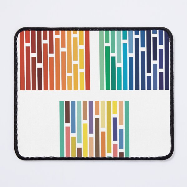 Item preview, Triple abstract squares print designed and sold by Becstrates.