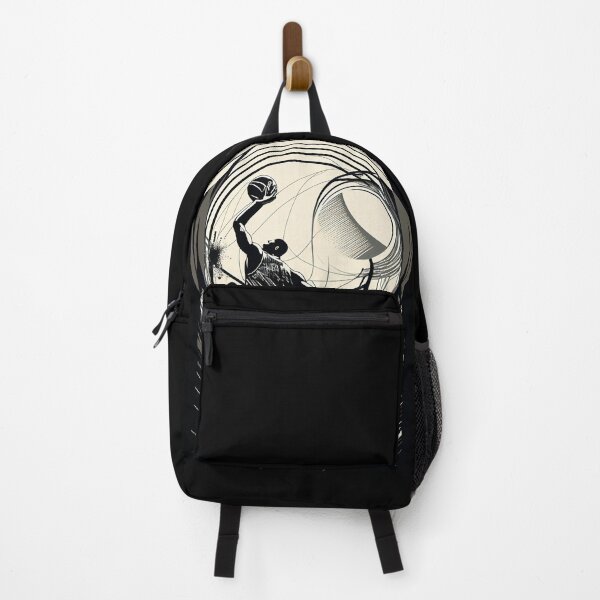 Item preview, Fly High with Greenbubble's Abstract Black and White Running Dunk Basketball Design designed and sold by GreenBubble - Shop and reforest.