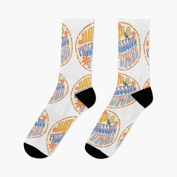 Item preview, PMD00585 Progressive Movement Designs Have a Progressive Future shows you support progressive policy goals Democrats, progressive Independents and Bernie Sanders supporters retro vintage 1960s style designed and sold by ProgressiveLeft.