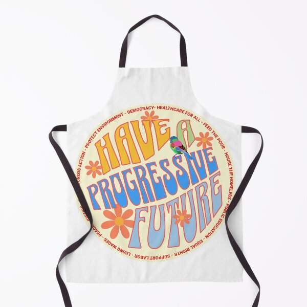 Item preview, PMD00585 Progressive Movement Designs Have a Progressive Future shows you support progressive policy goals Democrats, progressive Independents and Bernie Sanders supporters retro vintage 1960s style designed and sold by ProgressiveLeft.