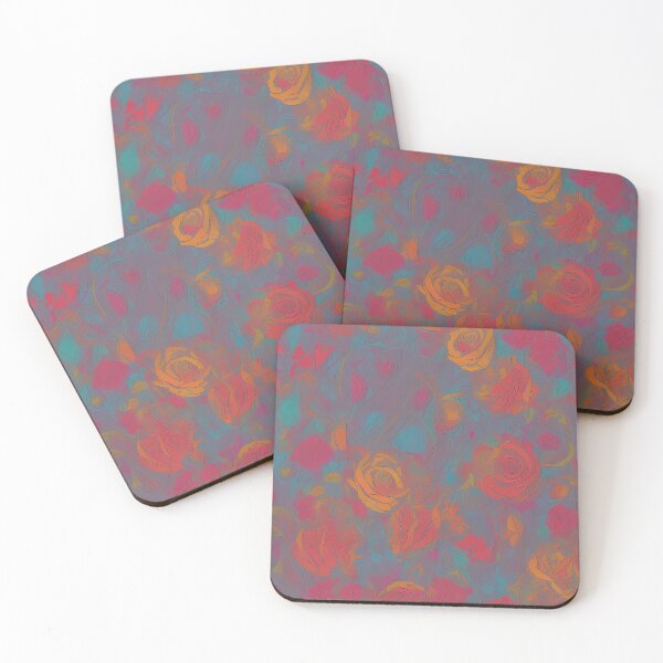 Item preview, Roses abstract creative art designed and sold by brilliant-com.
