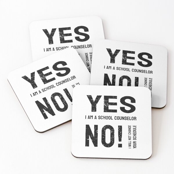 Item preview, Yes I Am A School Counselor No I Will Not Change Your Schedule Vintage Text designed and sold by bolkibox.