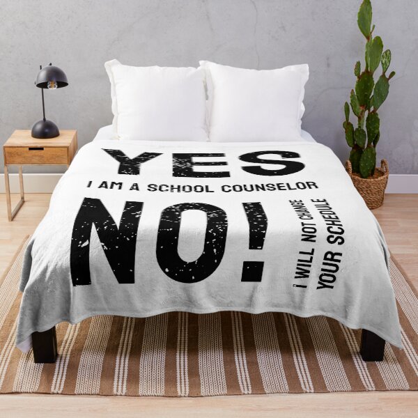 Item preview, Yes I Am A School Counselor No I Will Not Change Your Schedule Vintage Text designed and sold by bolkibox.