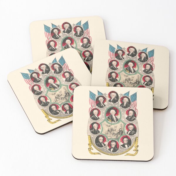 Item preview, First American Presidents Restored 1844 Lithograph designed and sold by sweetbelle.
