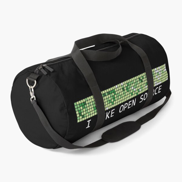 Item preview, Github contributions: I like open source (black edition) designed and sold by hellkni9ht.