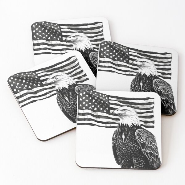 Item preview, Patriotic Eagle And America Flag designed and sold by TastySpace.
